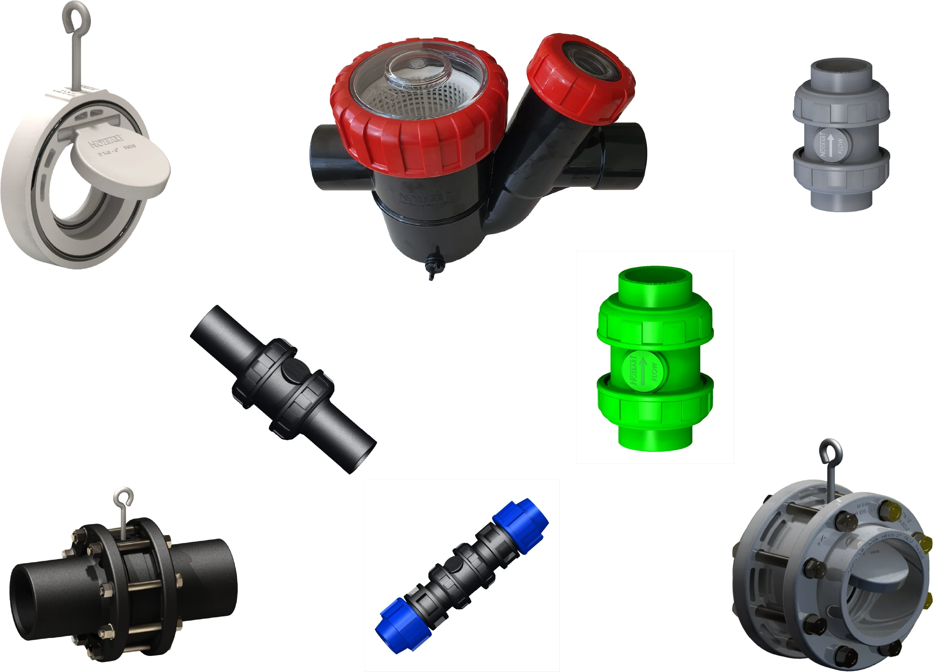 Nozbart® Çekvalfler | Güvenilir ve Sızdırmaz Geri Akış Önleme Vanaları